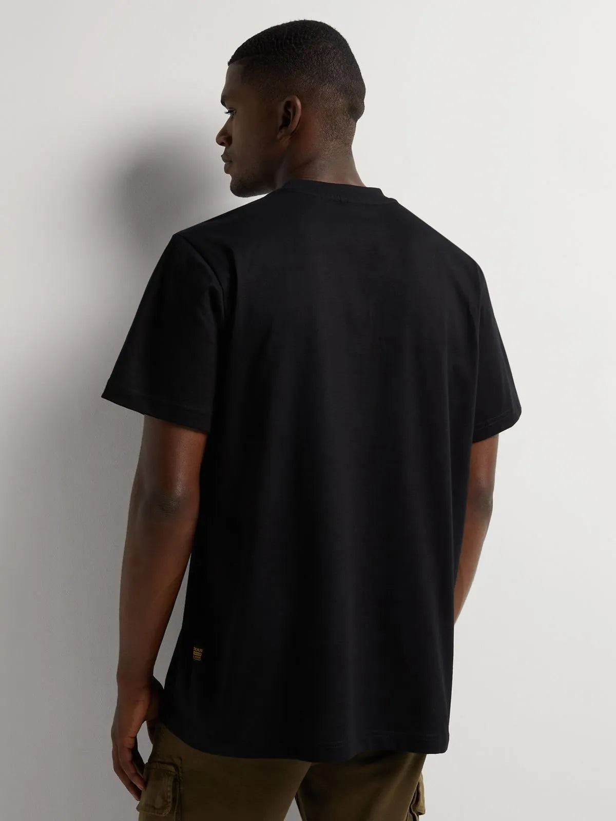 G-Star Unisex Line Script Black Loose T-Shirt