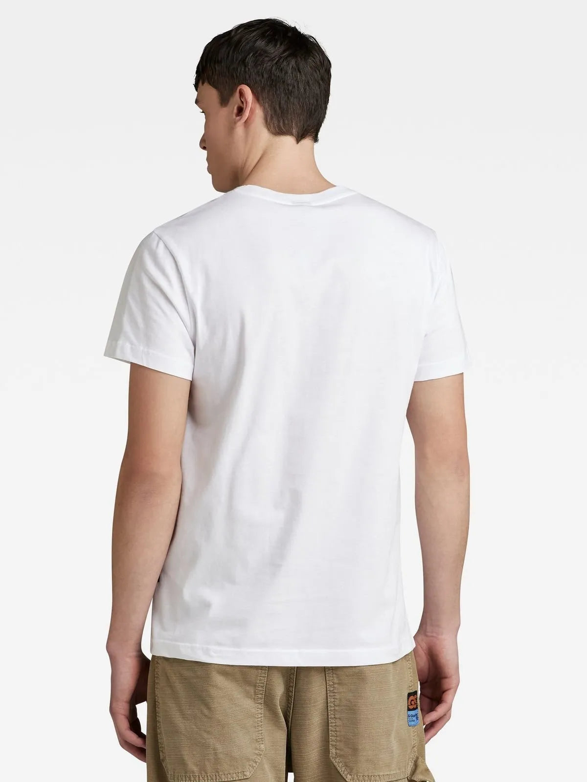 G-Star Men's Camo Box Graphic White T-Shirt
