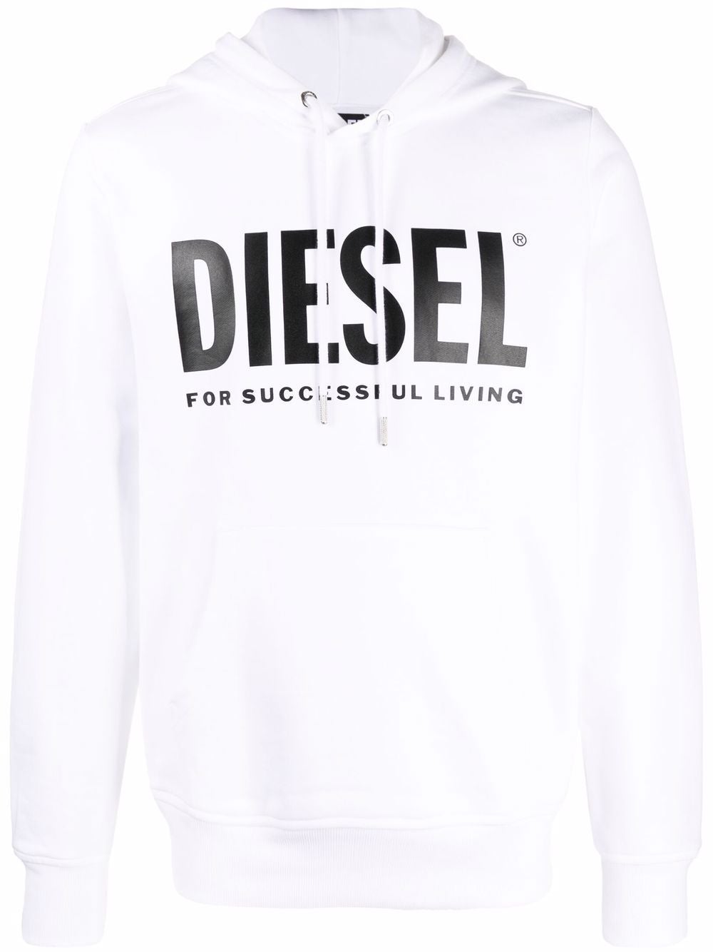 DIESEL LOGO PRINTED HOODIE