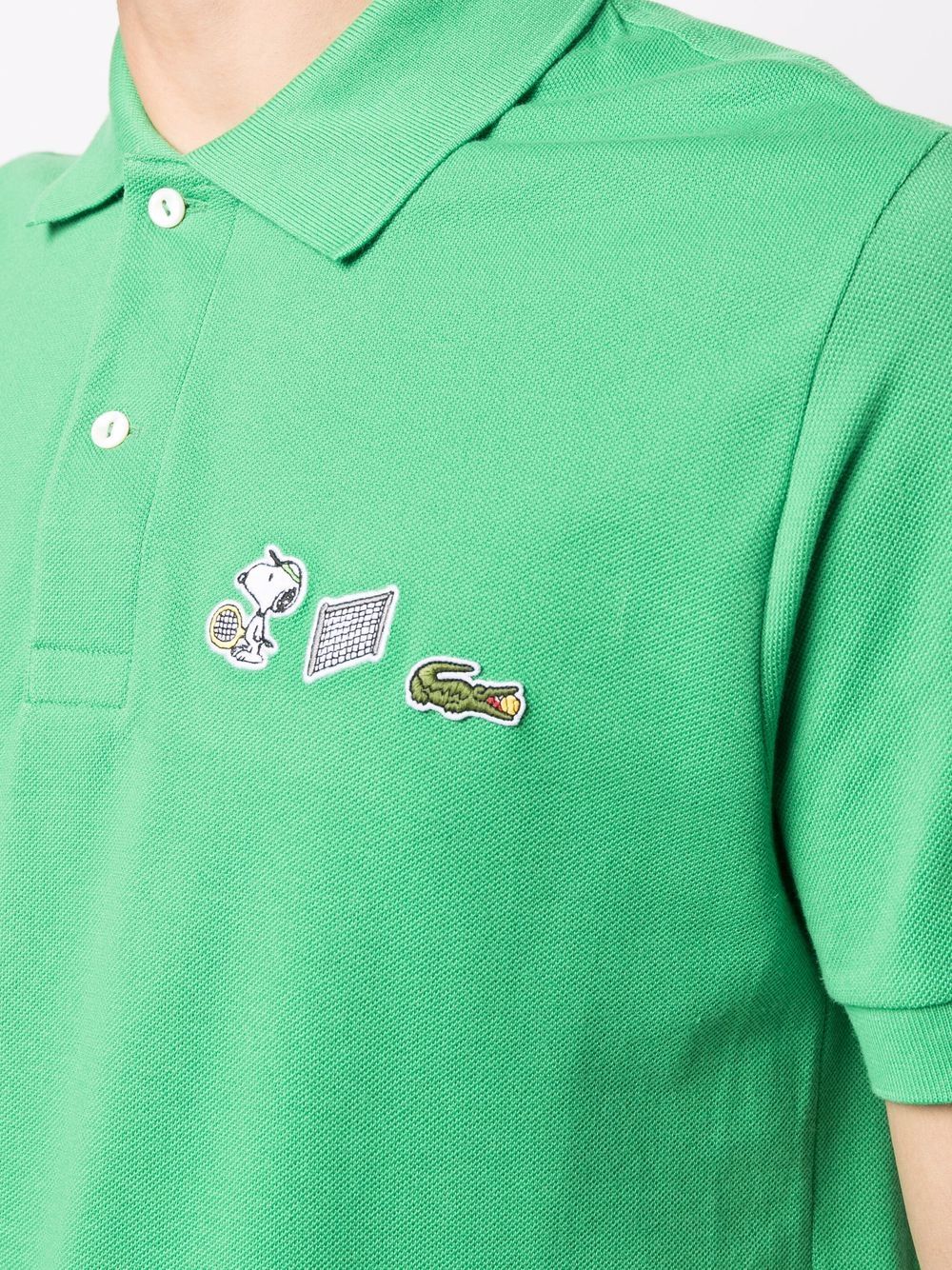 LACOSTE X PEANUTS ORGANIC COTTON POLO SHIRT