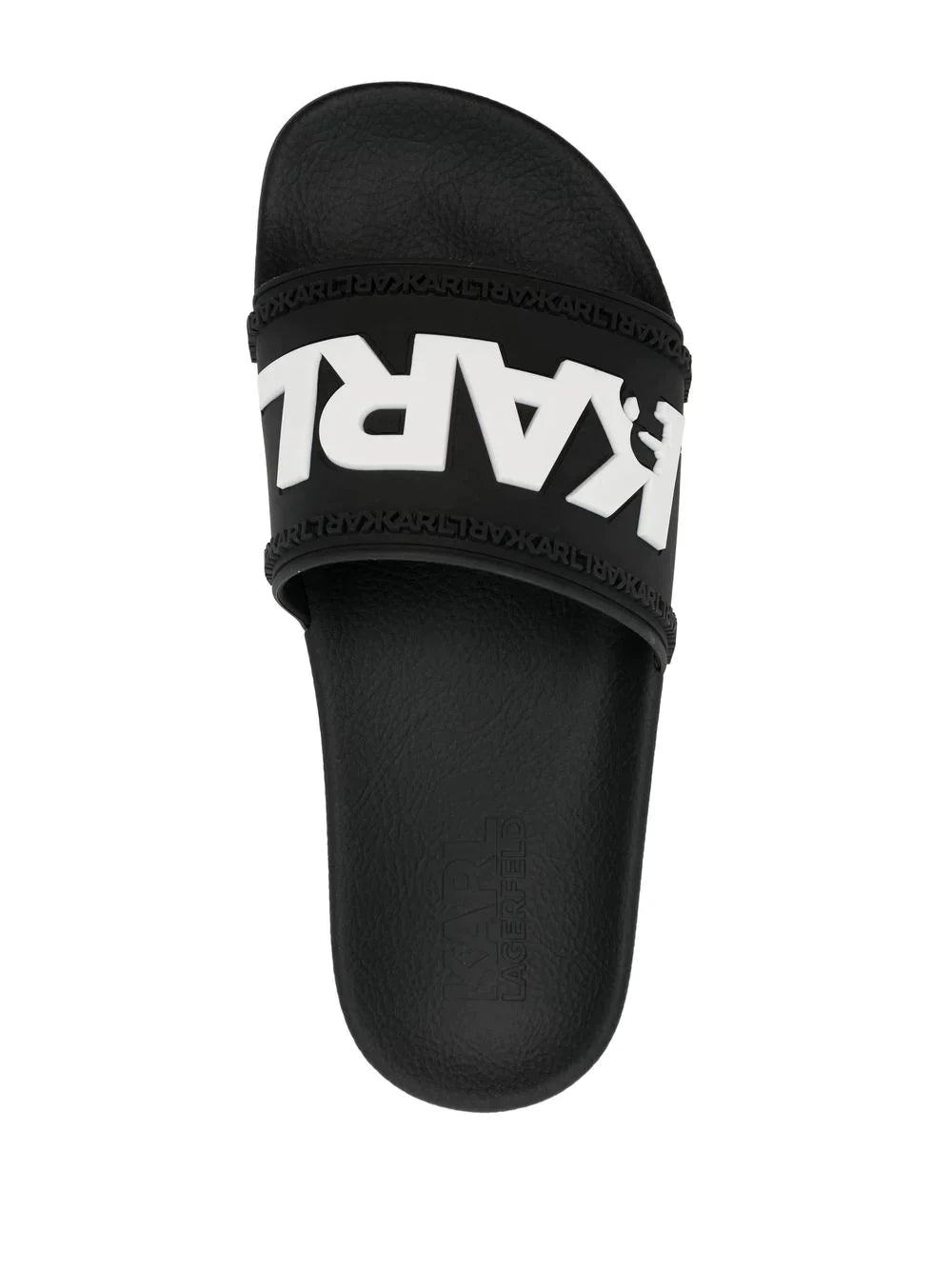 Karl Lagerfeld Kondo logo-print slides
