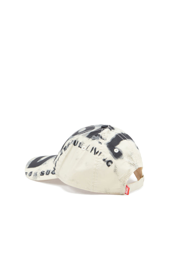 Diesel Nylon Baseball Cap With Super Logo