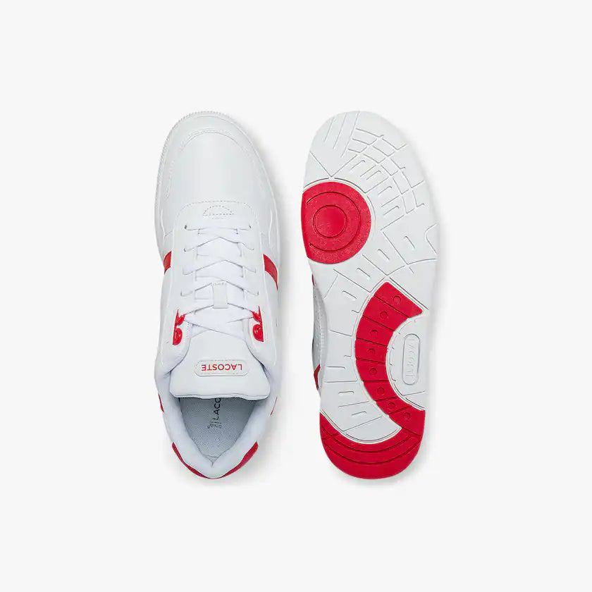 Lacoste T-Clip Leather and Synthetic Trainers