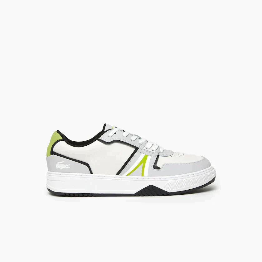 Lacoste L001 Leather Colour Contrast Trainers