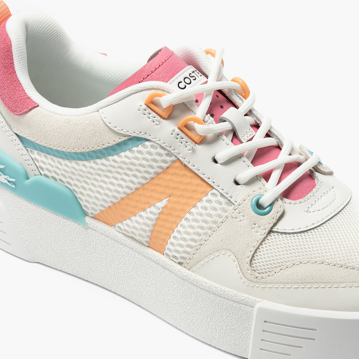 Women's Lacoste L002 Leather Heel Pop Trainers