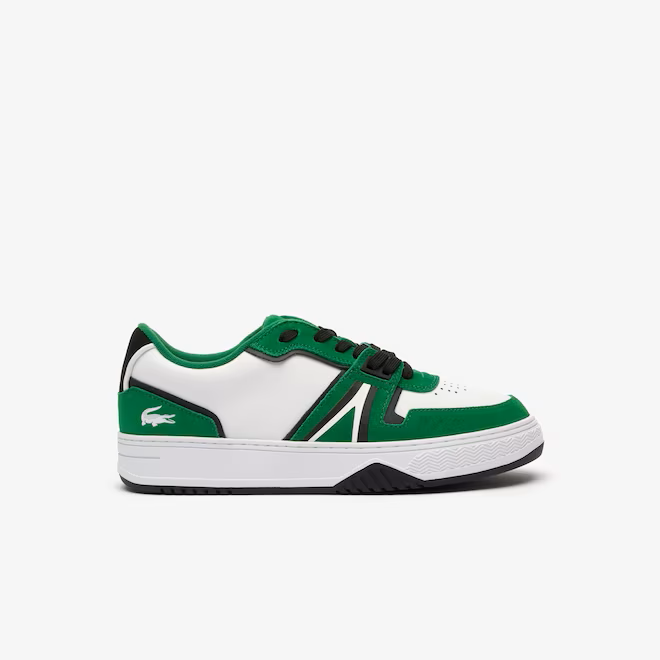 Lacoste L001 Coated Leather Trainers