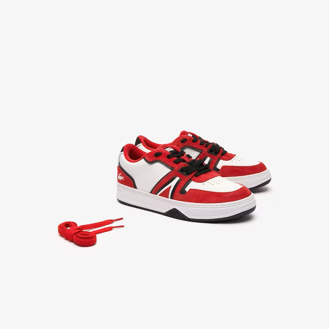 Lacoste L001 Coated Leather Trainers