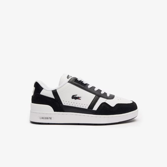 Lacoste T-Clip Logo Leather Trainers