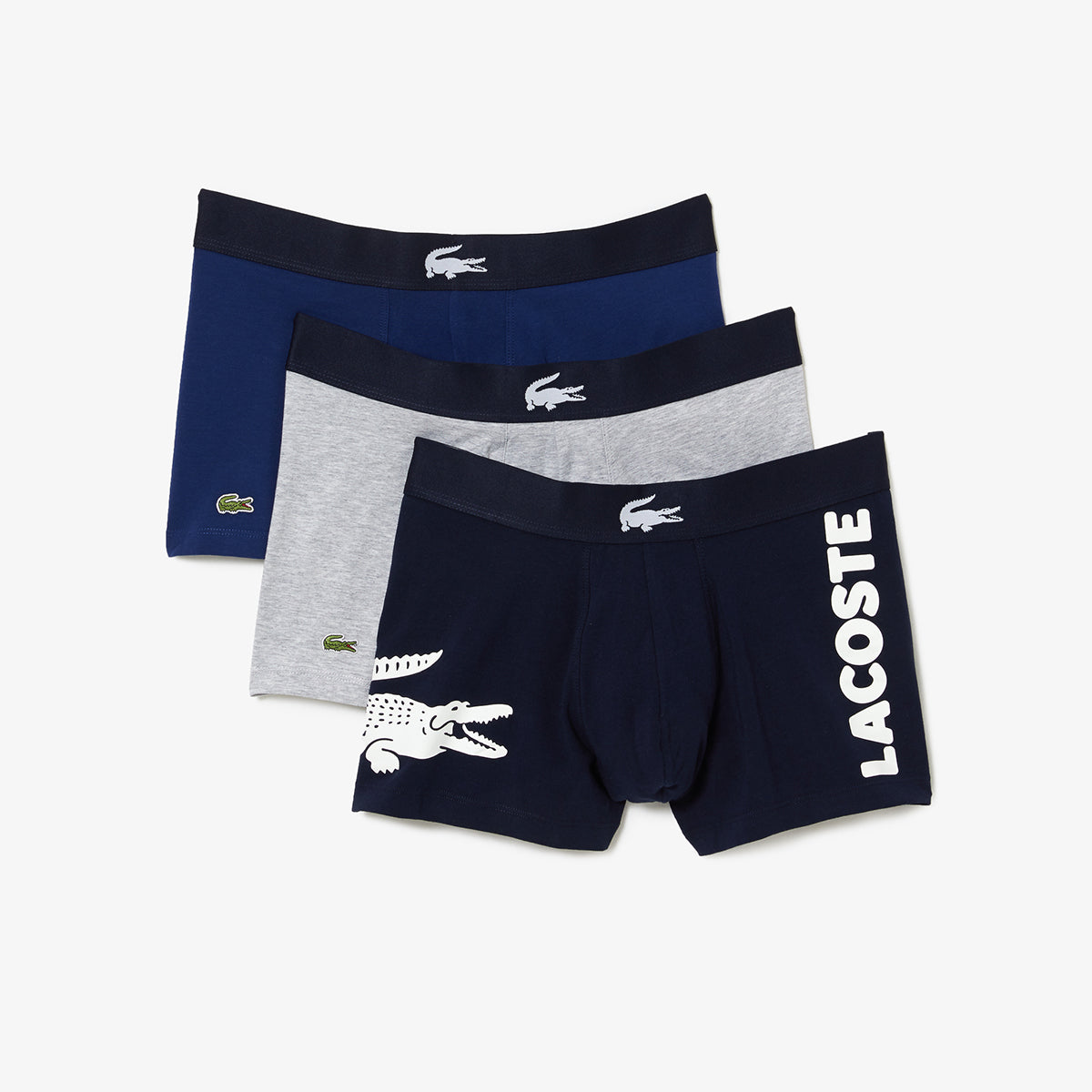 Lacoste 3-Pack Stretch Cotton Trunks