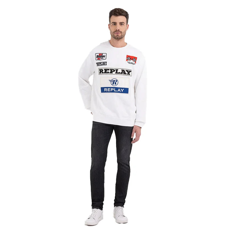 Replay Sweatshirt White