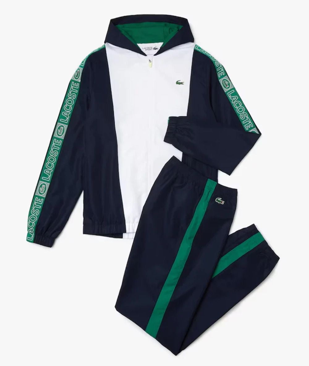 Lacoste Men's SPORT Branded Bands Colorblock Tracksuit