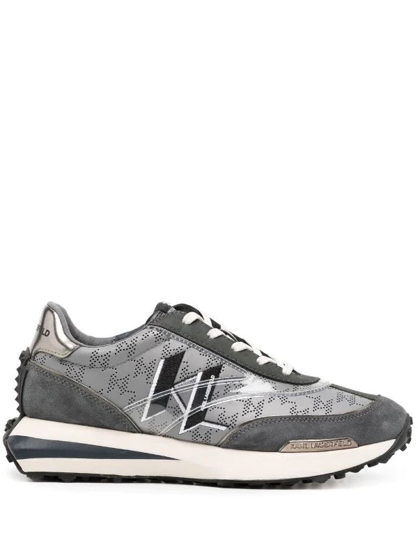 Zone low-top leather sneakers