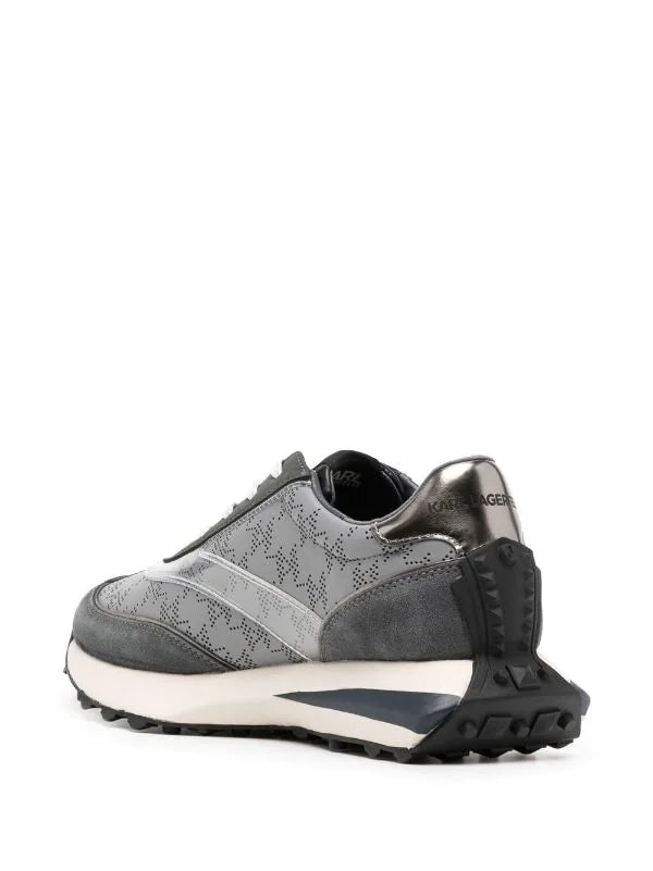 Zone low-top leather sneakers