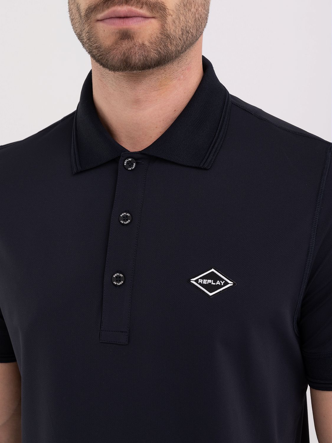 REPLAY HYPERFLEX HYBRID POLO SHIRT