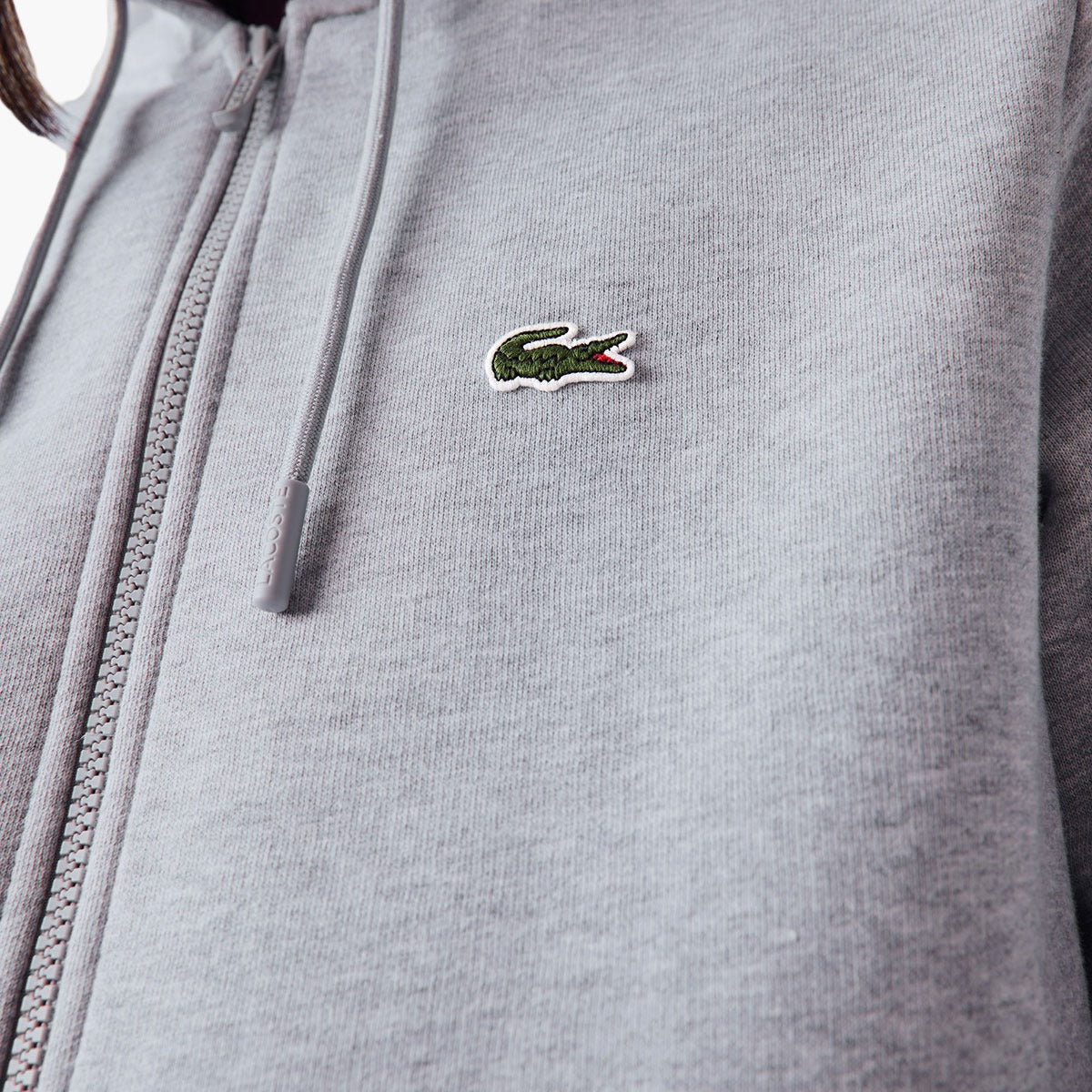 Men'S Lacoste Kangaroo Pocket Fleece Zipped Sweatshirt