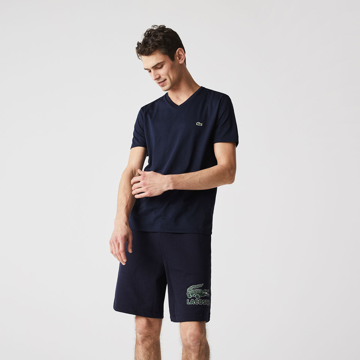 Lacoste Men'S V-Neck Pima Cotton Jersey T-Shirt