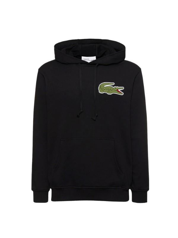 Comme Des Garcons Sweater Lacoste Hoodie Black