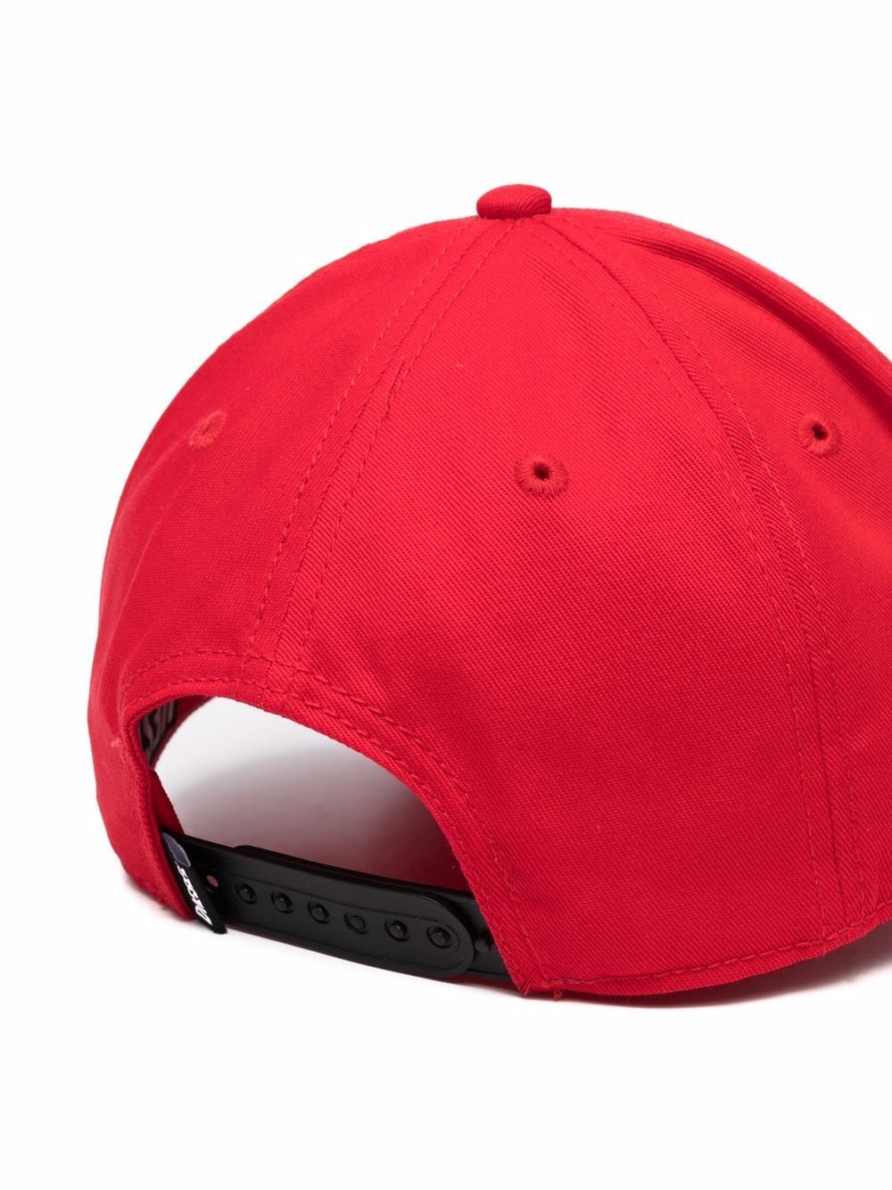 Diesel logo-patch cotton baseball cap