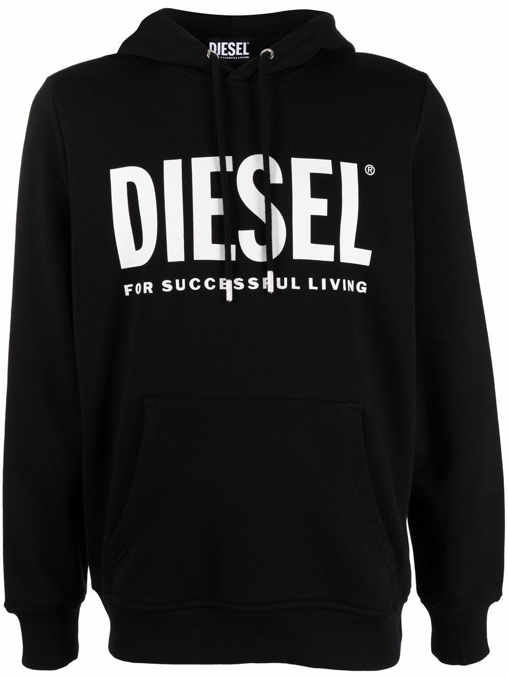 DIESEL LOGO PRINTED HOODIE
