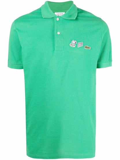 LACOSTE X PEANUTS ORGANIC COTTON POLO SHIRT