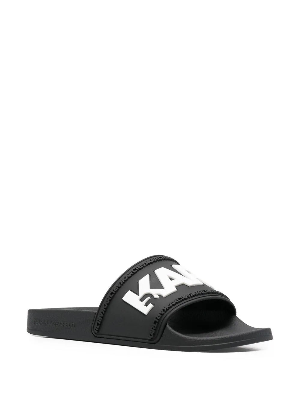 Karl Lagerfeld Kondo logo-print slides
