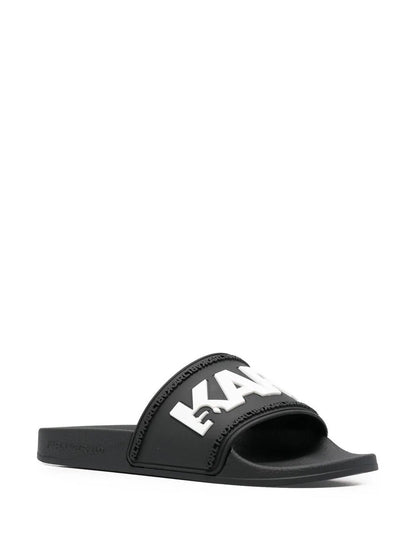 Karl Lagerfeld Kondo logo-print slides