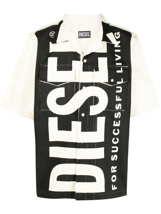 Diesel S-Mac-22 logo-print shirt