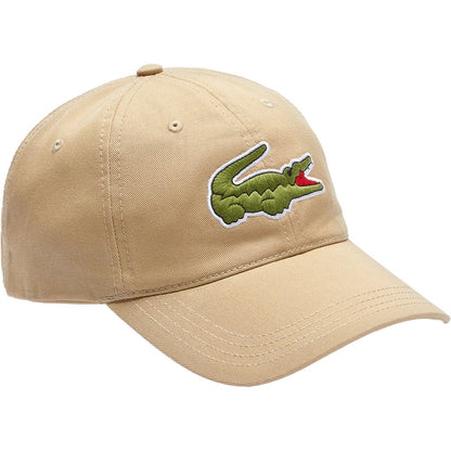 Lacoste Contrast Strap Oversized Crocodile Cotton Cap