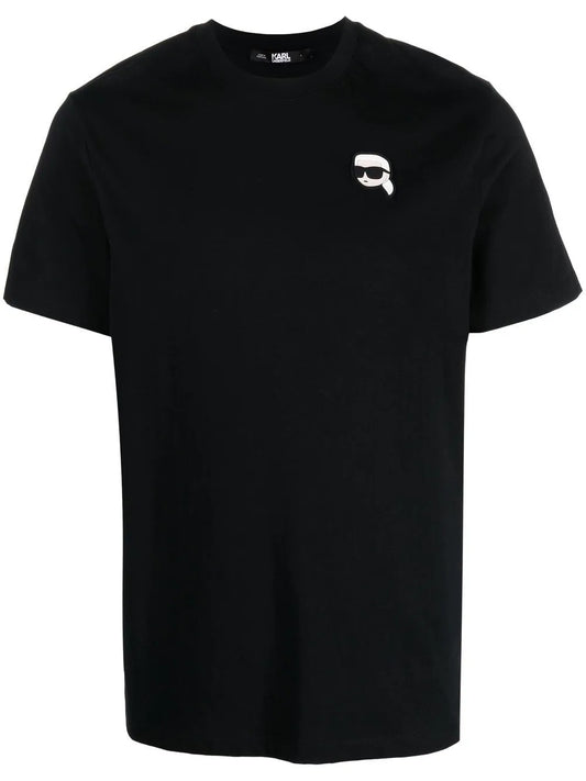 KARL LAGERFELD IKONIK PATCH ORGANIC COTTON T-SHIRT