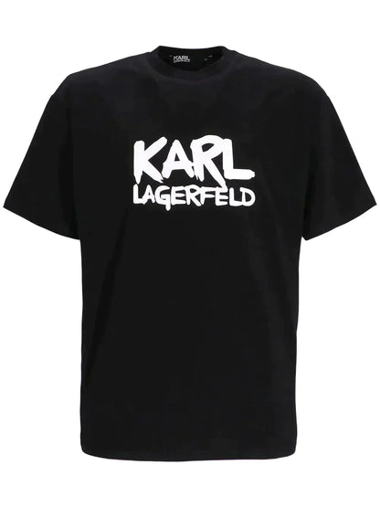 Karl Lagerfeld logo-print short-sleeved T-shirt