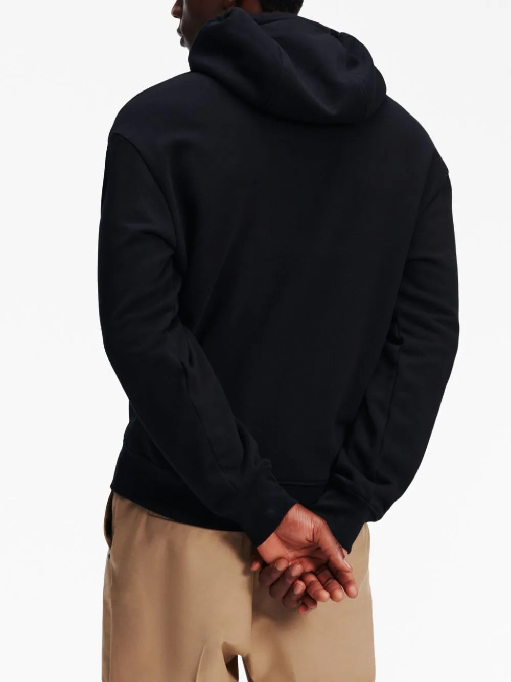 Karl Lagerfeld K/Ikonik-patch drawstring hoodie