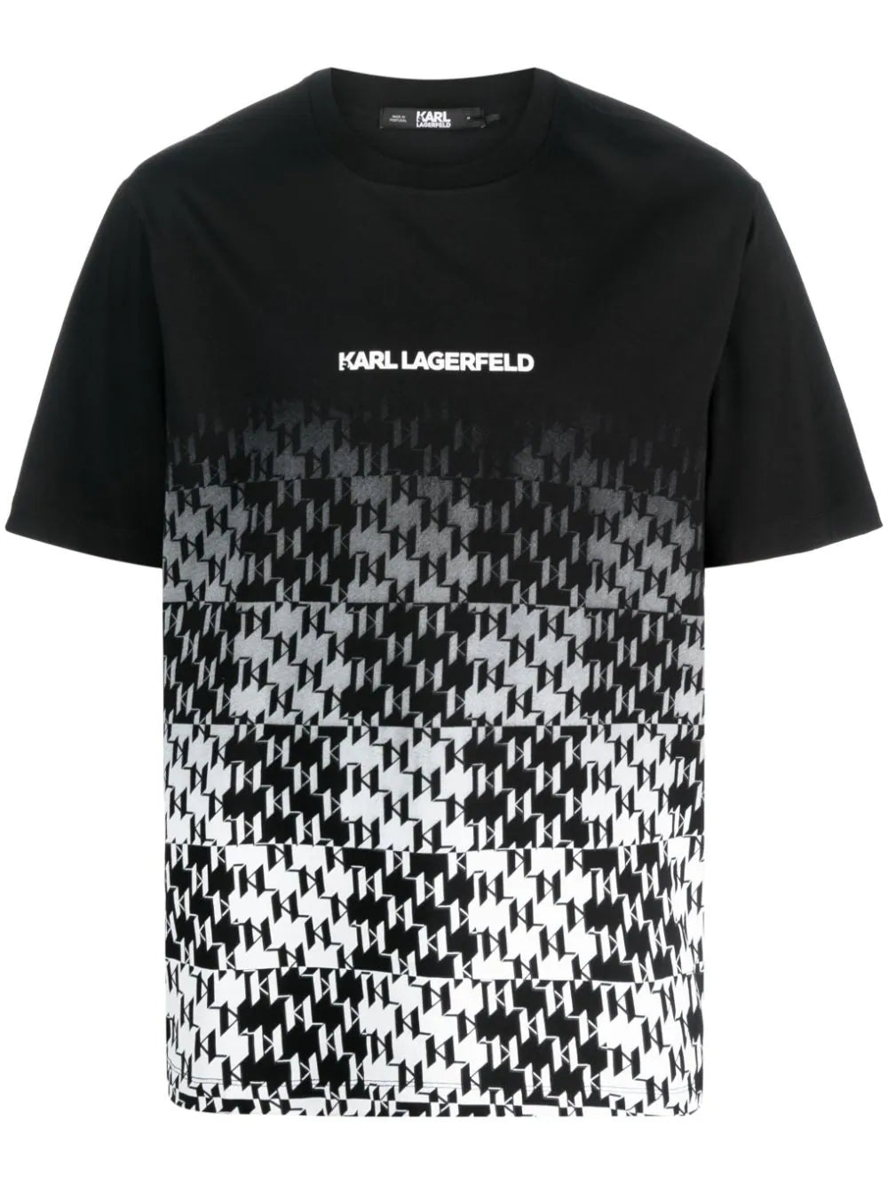 Karl Lagerfeld logo-print ombré-effect T-shirt