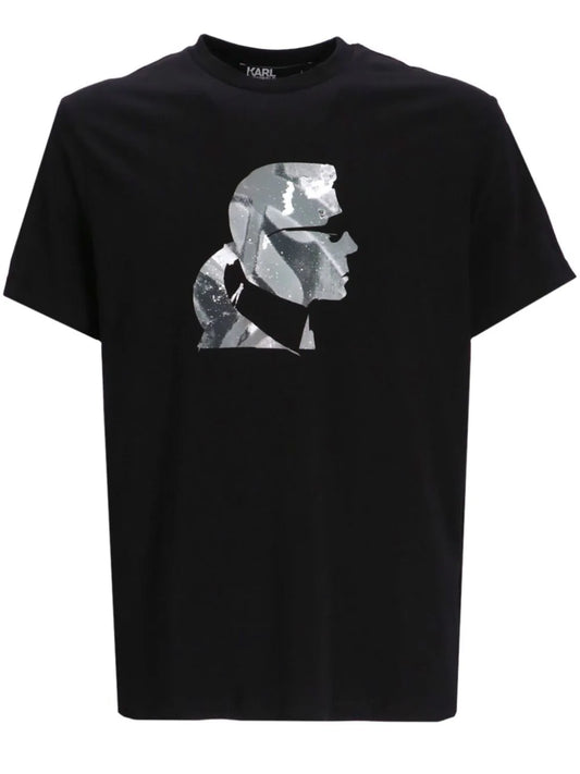 Karl Lagerfeld Ikonik Karl motif T-shirt