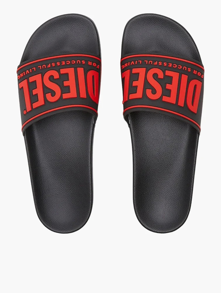 Diesel Sa-Mayemi-Pool Slides With 3D Logo