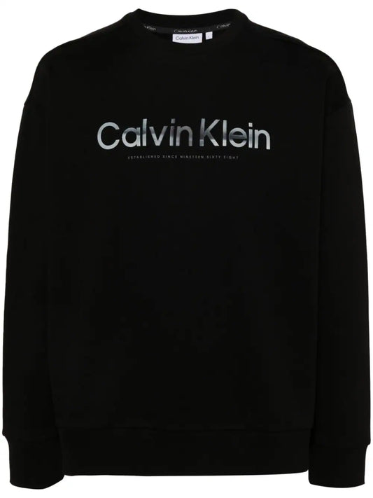 Calvin Klein logo-print cotton sweatshirt