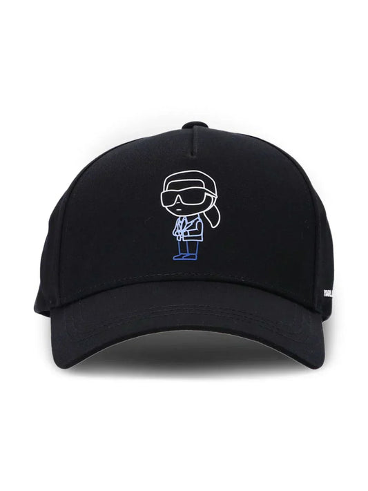Karl Lagerfeld Ikonik cotton-blend baseball cap