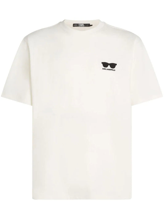 KARL LAGERFELD SUNGLASSES-EMBOIDERED T-SHIRT