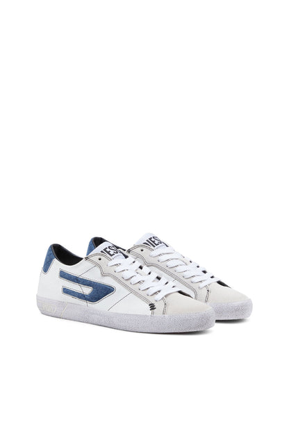 Diesel S-LEROJI LOW - SNEAKERS WITH DENIM ACCENTS