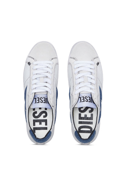 Diesel S-LEROJI LOW - SNEAKERS WITH DENIM ACCENTS