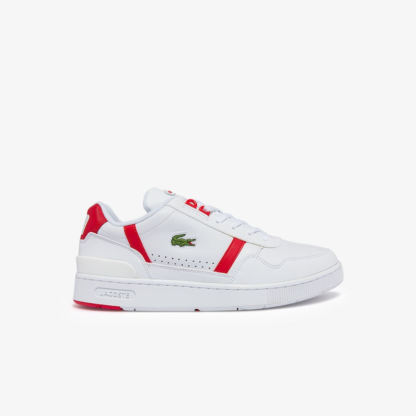 Lacoste T-Clip Leather and Synthetic Trainers