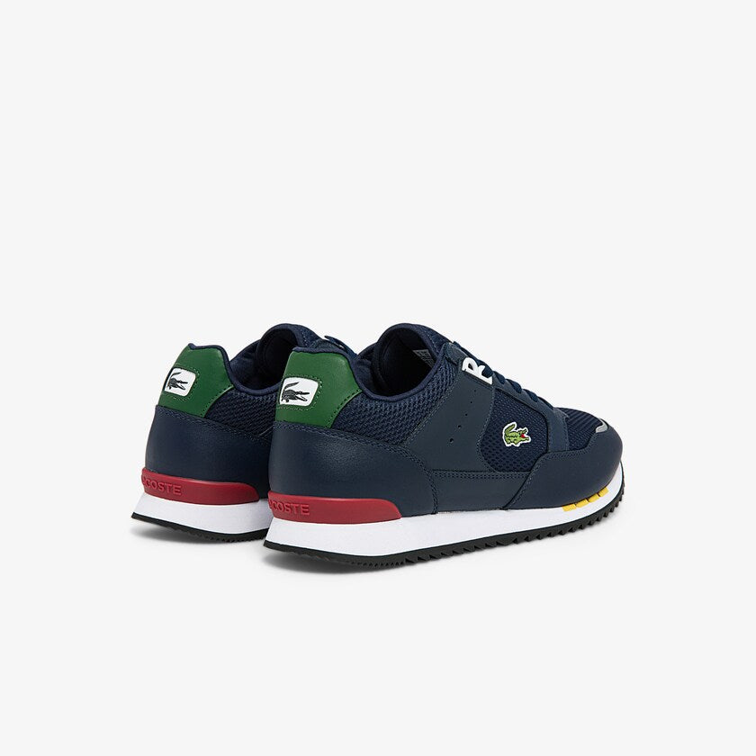 Lacoste Partner Piste Textile and Leather Trainers