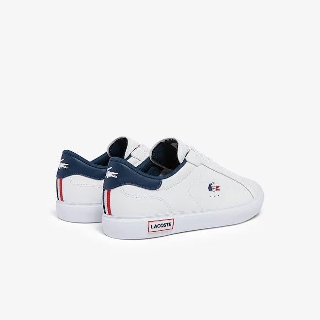 Lacoste Powercourt Leather Tricolour Trainers