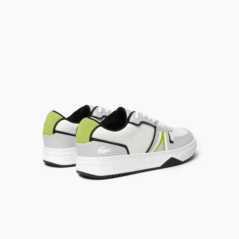 Lacoste L001 Leather Colour Contrast Trainers