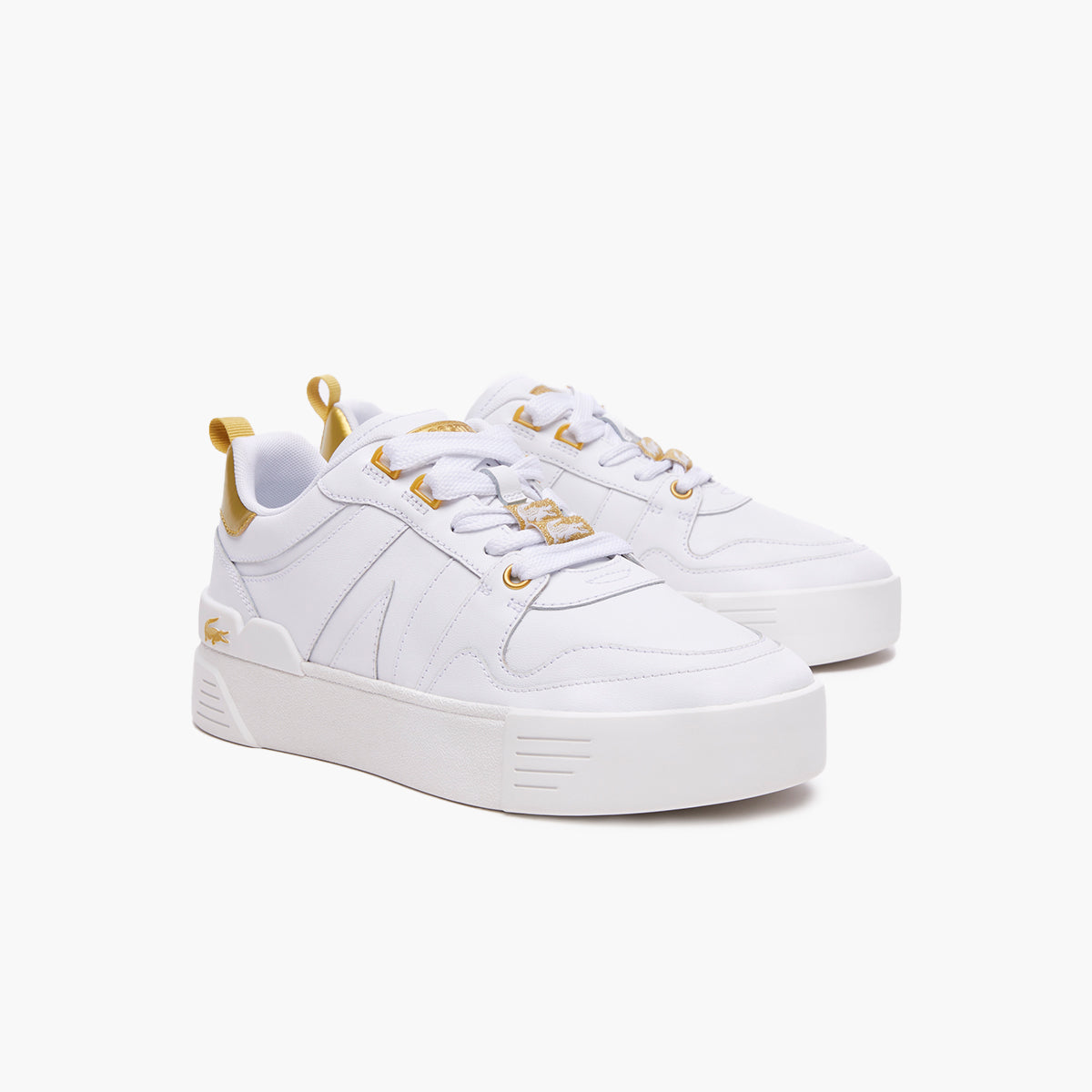 Women'S Lacoste L002 Leather Trainers