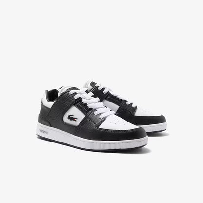 Lacoste Court Cage Leather Colour Contrast Trainers