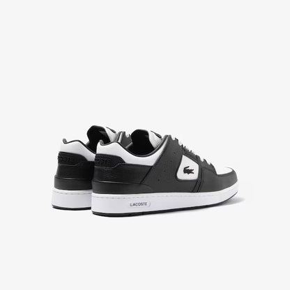 Lacoste Court Cage Leather Colour Contrast Trainers