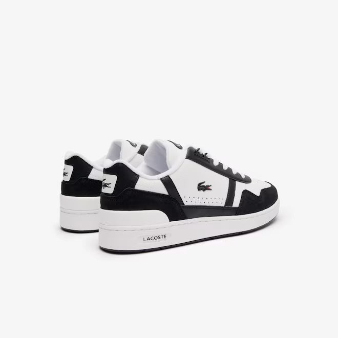 Lacoste T-Clip Logo Leather Trainers