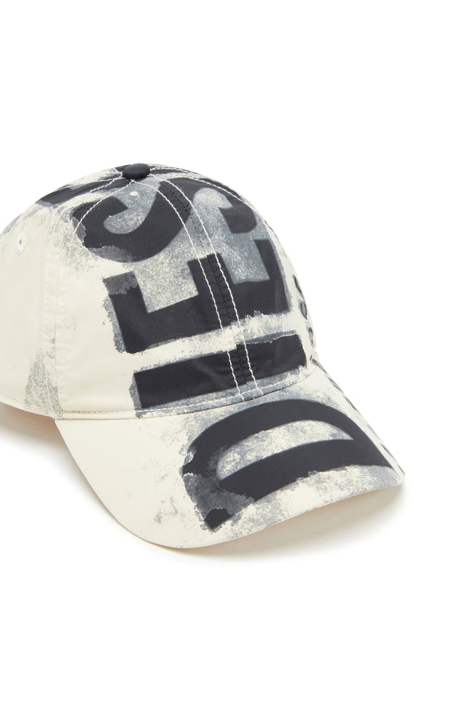 Diesel Nylon Baseball Cap With Super Logo
