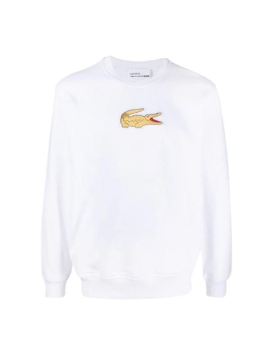 Comme Des Garcons Sweater Lacoste White