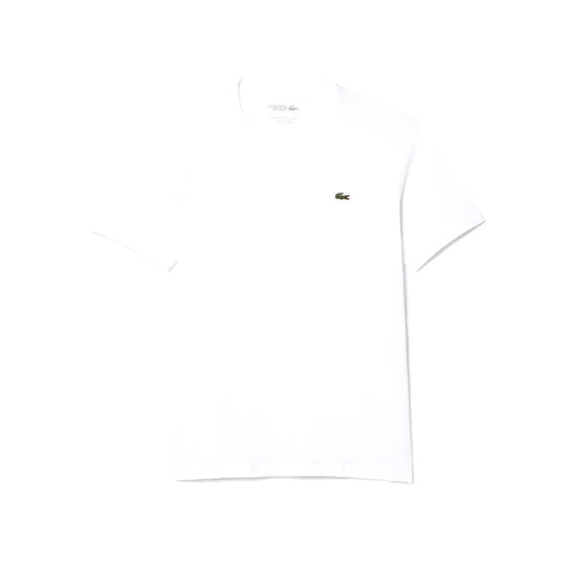 WHITE MEN'S LACOSTE SPORT BREATHABLE T-SHIRT